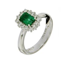 Anello Recarlo Donna Elisir in Oro bianco Smeraldo 0.98 Ct R03CC031/SM035-14 - R03CC031/SM035-14